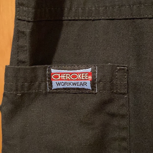Cherokee work wear black scrub pants - Picture 3 of 7